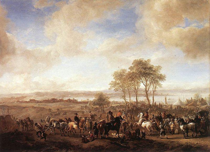 Philips Wouwerman The Horse Fair oil painting picture